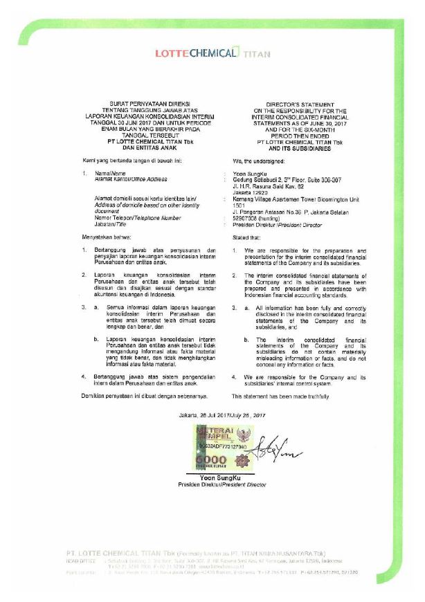 Mid Year Financial Statement-2017